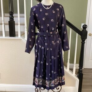 Talbots Vintage Elegant Purple  Dress (14)